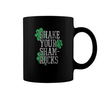 St Patricks Day Shake Your Shamrocks Coffee Mug | Mazezy