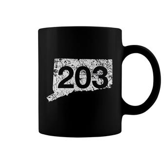 Stamford Bridgeport Area Code 203 Connecticut Gift Coffee Mug | Mazezy