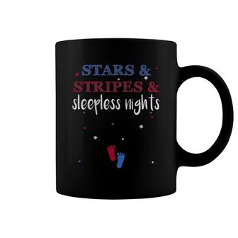 Stars And Stripes And Sleepless Nights July 4Th Of July Coffee Mug | Mazezy DE