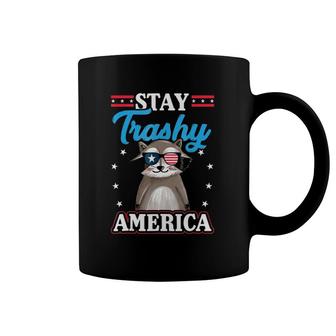 Stay Trashy America Funny 4Th Of July Trash Panda Coffee Mug | Mazezy DE