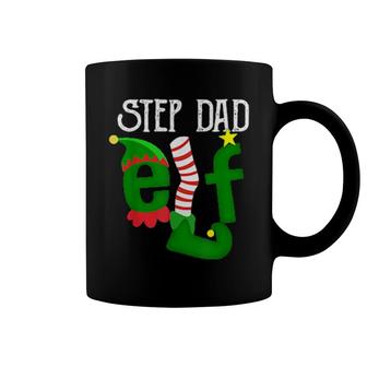 Step Dad Elf Christmas Matching Family, Merry Christmas Coffee Mug | Mazezy