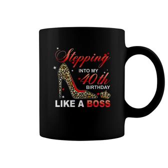 Stepping Into My 40Th Birthday Like A Boss Since 1980 Mother Coffee Mug | Mazezy