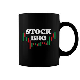 Stock Bro Funny Candlestick Stock Chart Trading Investing Coffee Mug | Mazezy