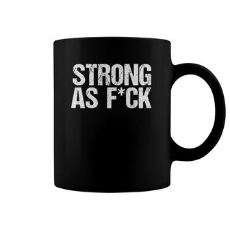 Strong Af Fitness Tank Top Coffee Mug | Mazezy