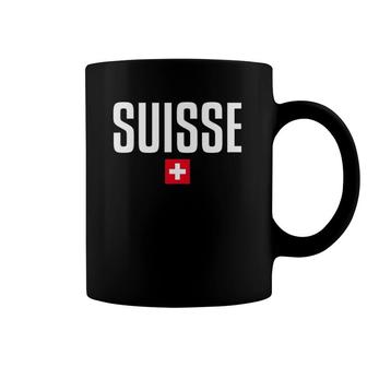 Suisse Switzerland Flag Men Women Kids Switzerland Coffee Mug | Mazezy