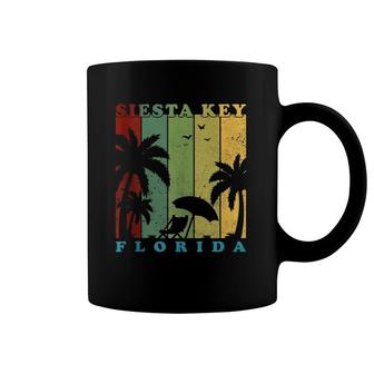 Summer Vacation Vintage Retro Florida Siesta Key Beach Coffee Mug | Mazezy