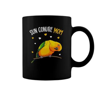 Sun Conure Mom Funny Parrot Bird Lover Women Coffee Mug | Mazezy