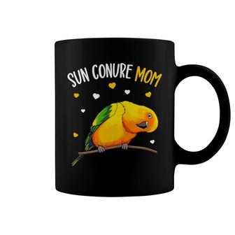 Sun Conure Mom Funny Parrot Bird Lover Women Pullover Coffee Mug | Mazezy