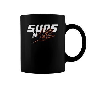 Suns In Four Basketball Sporty Purple Coffee Mug | Mazezy