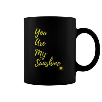 Sunshine Happy You Are My Sunshine Yellow Gift Coffee Mug | Mazezy
