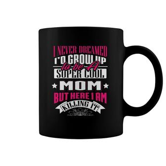 Super Cool Wrestling Mom - Wrestling Coffee Mug | Mazezy