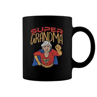 Super Grandma Funny Grandmother Superhero Coffee Mug | Mazezy