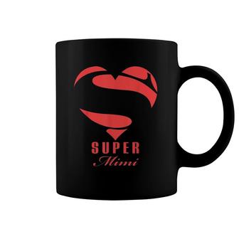 Super Mimi Superhero Mimi Gift Grandma Coffee Mug | Mazezy