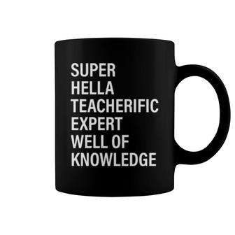 Super Teacherific Teacher Tee Coffee Mug | Mazezy
