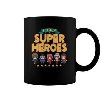 Superhero Teacher School Tutor Educator Instructor Coffee Mug | Mazezy