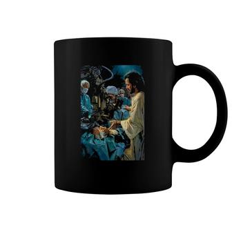 Surgeon Poster God Cover And Bless The Surgeon Coffee Mug | Mazezy