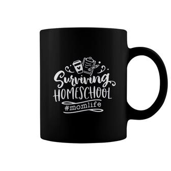 Surviving Homeschool Mom Life Funny Coffee Mug | Mazezy