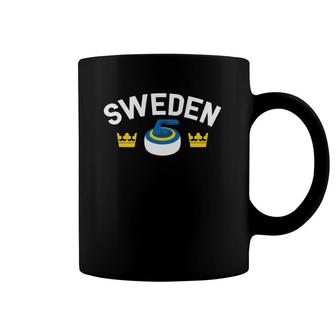 Sweden Curling The Kingdom Of Sweden Coffee Mug | Mazezy