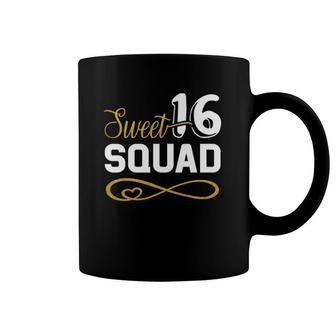 Sweet 16 Squad 16Th Birthday B-Day Team Party Teenager Girl Coffee Mug | Mazezy