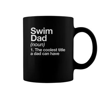 Swim Dad Definition Funny Sports Coffee Mug | Mazezy