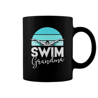 Swim Team Grandma Mama Swimming Meet Swimmer Gift Coffee Mug | Mazezy