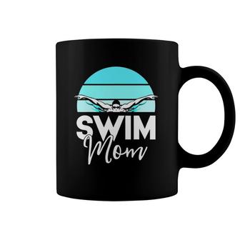 Swim Team Mom Mother School Swimming Meet Swimmer Coffee Mug | Mazezy