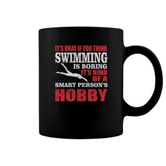 Swimming Smart Person Hobby Coffee Mug | Mazezy