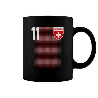 Switzerland Futboll Soccer Jersey Gift Coffee Mug | Mazezy