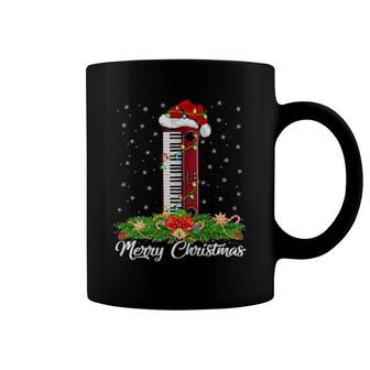 Synthesizer Music Matching Santa Synthesizer Christmas Coffee Mug | Mazezy