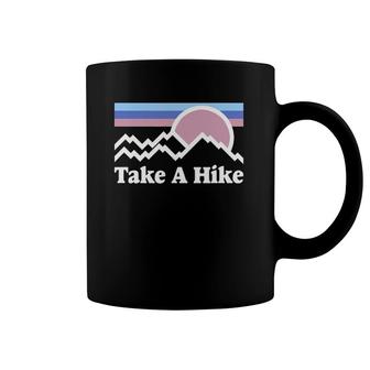 Take A Hike Mountain Graphic Rocky Mountains Nature Lover's Coffee Mug | Mazezy AU