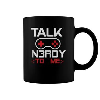 Talk Nerdy To Me -Funny Geek Gamer Controller Tank Top Coffee Mug | Mazezy