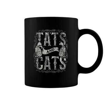 Tats And Cats Tattooist Tattoo Body Art Tattooing Cat Kitten Coffee Mug | Mazezy
