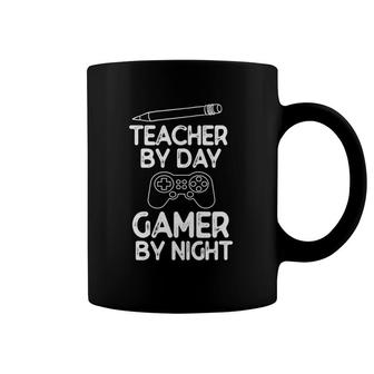 Teacher By Day Gamer By Night Coffee Mug | Mazezy