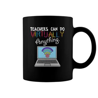 Teachers Can Do Virtually Anything Smart Brain Wifi Teacher Coffee Mug | Mazezy