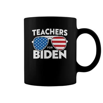 Teachers For Biden - Cool Uncle Joe Aviator Sunglasses Coffee Mug | Mazezy
