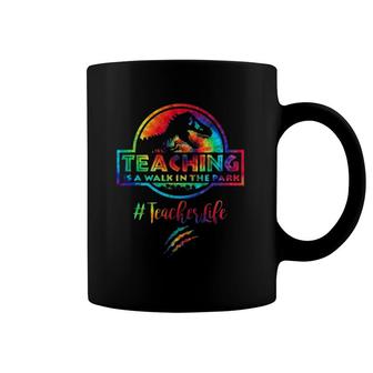 Teaching Is A Walk In Park Teacher Life Funny Mothers Day Coffee Mug | Mazezy