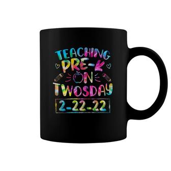Teaching Pre-K On Twosday 2-22-22 February 22Nd Tie Dye Coffee Mug | Mazezy