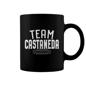 Team Castaneda Last Name Family Surname Coffee Mug | Mazezy