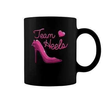 Team Heels Girl Gender Reveal Family Party Coffee Mug | Mazezy AU