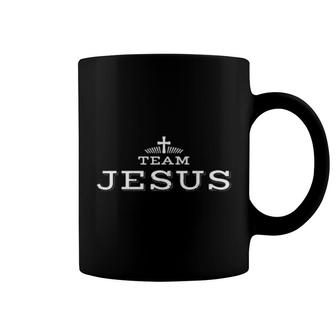 Team Jesus Christ Christian Church Service Praying Faith Coffee Mug | Mazezy DE