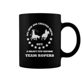 Team Roping Rodeo Equestrian Sport Gift Coffee Mug | Mazezy