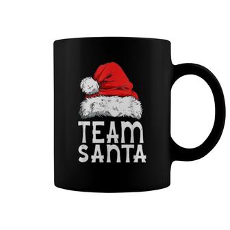 Team Santa Merry Christmas Family Matching Pajamas Coffee Mug | Mazezy