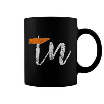 Tennessee State Flag Orange And White Home Coffee Mug | Mazezy