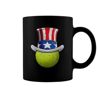 Tennis Uncle Sam 4Th Of July Kids Boys American Flag Coffee Mug | Mazezy