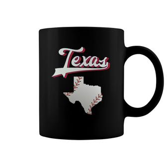 Texas Baseball Map Game Day Vintage Ranger Coffee Mug | Mazezy
