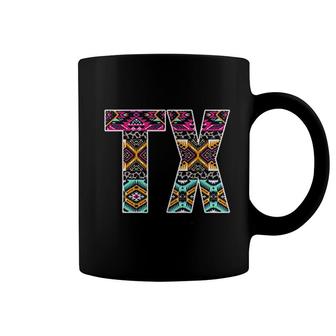 Texas Leopard Aztec Dark Coffee Mug