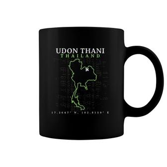 Thailand Udon Thani Map Coffee Mug | Mazezy