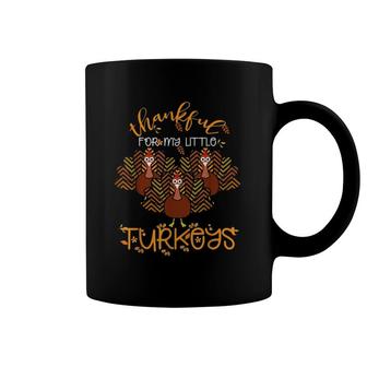Thankful For My Little Turkeys Teacher Appreciation Coffee Mug | Mazezy
