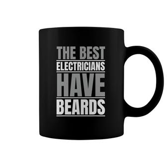 The Best Electricians Have Beards - Funny Beard Coffee Mug | Mazezy UK