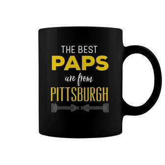 The Best Paps Are From Pittsburgh Grandfather Coffee Mug | Mazezy